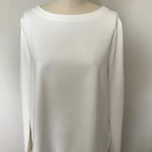 Cream button 3/4 sleeve